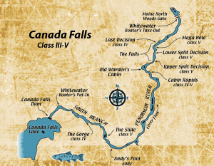 Map of Canada Falls